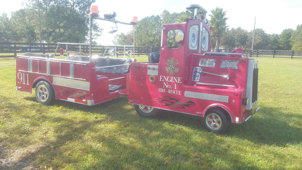 fire engine truck kiddy train event rental jacksonville florida